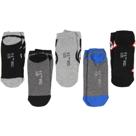 Riverdale High Southside Serpents Jughead Adult 5 Pair Ankle No Show Socks Multicoloured image {2}