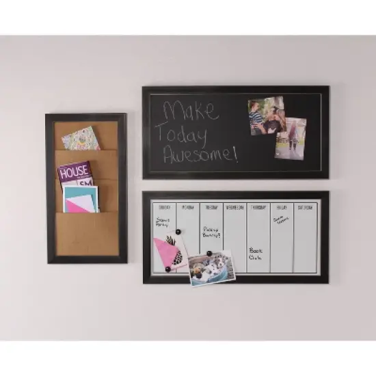 Wyeth Framed Magnetic Chalkboard - Kate & Laurel All Things Decor image {11}