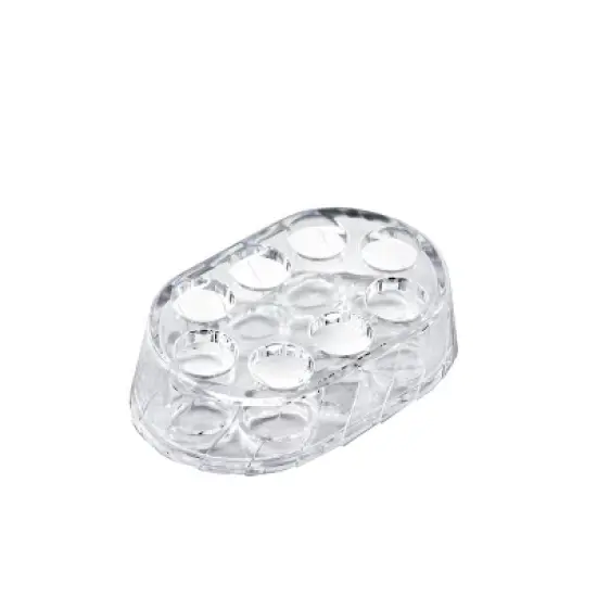 Azar Displays Lipstick Organizer 8 Compartments- Round Slot image {2}