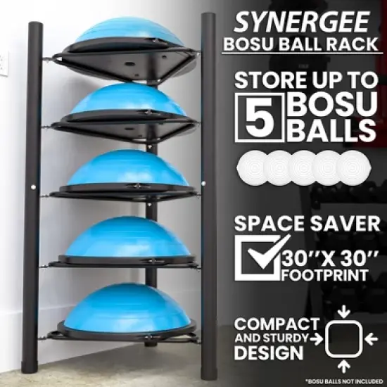 Synergee BOSU Ball Rack - 6 BOSU Storage image {2}