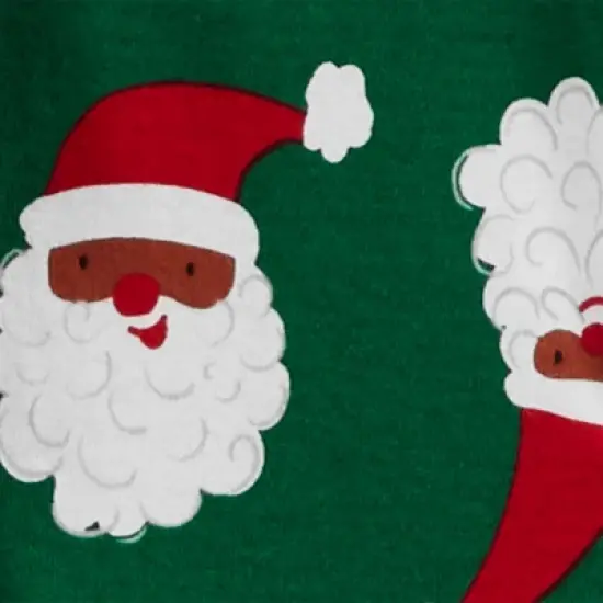 Carter's Just One You&reg; Toddler Boys' Striped Santa Footed Pajama Set  image {2}