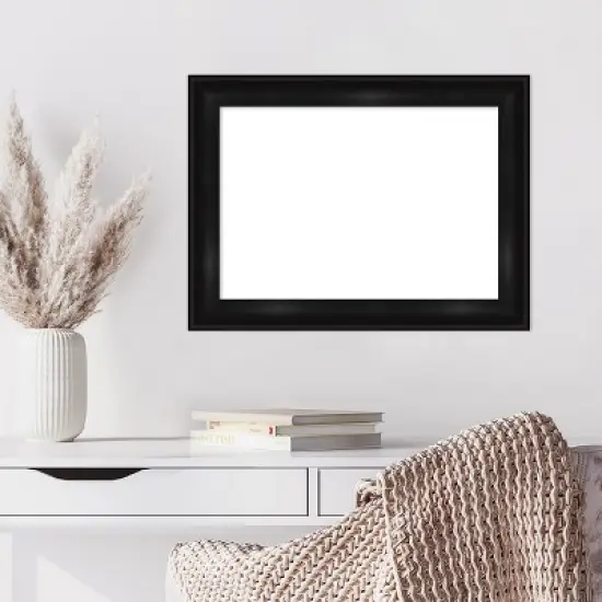 Amanti Art Grand Black Narrow Framed Dry Erase Magnetic Board image {8}