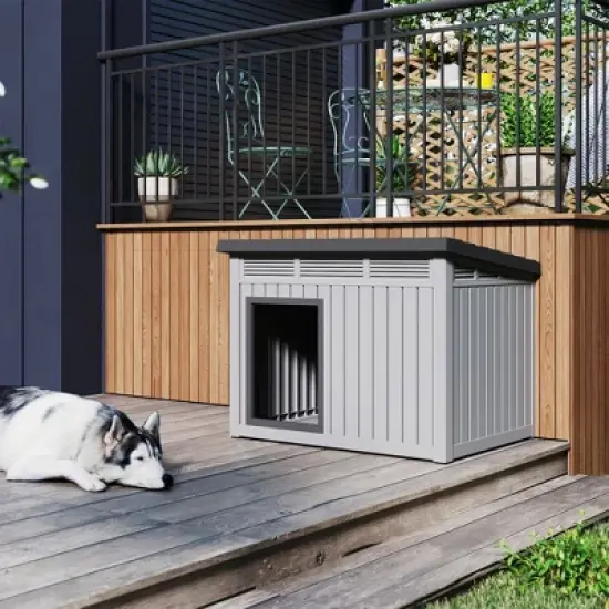 Decksplore Modern & Durable Weather-Resistant Pet House for Medium Dogs image {14}