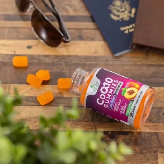 CoQ10 100mg Gummies, Coenzyme Q10 Supplement, CoQ10 Gummies Antioxidant for Heart Health & Energy Production - 30 Gummies By Nature's Nutrition image {7}