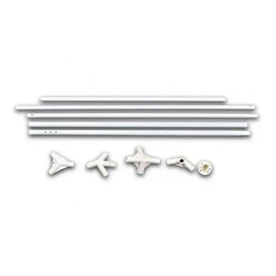 vidaXL Party Tent Blue Polyethylene 9.8 x 13.1 ft UV-resistant materials image {5}