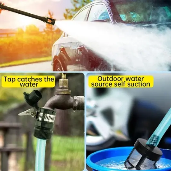 Topteng 3000 PSI 2.6 GPM Electirc High Pressure Washer with Pressure Washer Hose and Foam Cannon image {9}