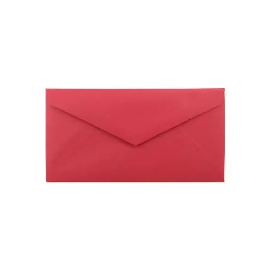 JAM Paper Monarch Colored Envelopes 3.875 x 7.5 Red Recycled 25/Pack (151014) image {2}