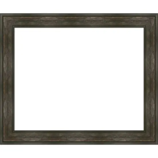 Amanti Art Rail Rustic Char Framed Dry Erase Magnetic Board image {14}