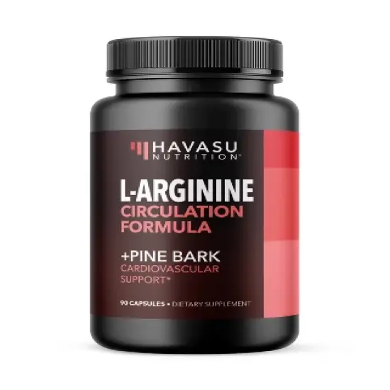L-Arginine + Pine Bark Capsules, Havasu Nutrition, 90ct image {3}