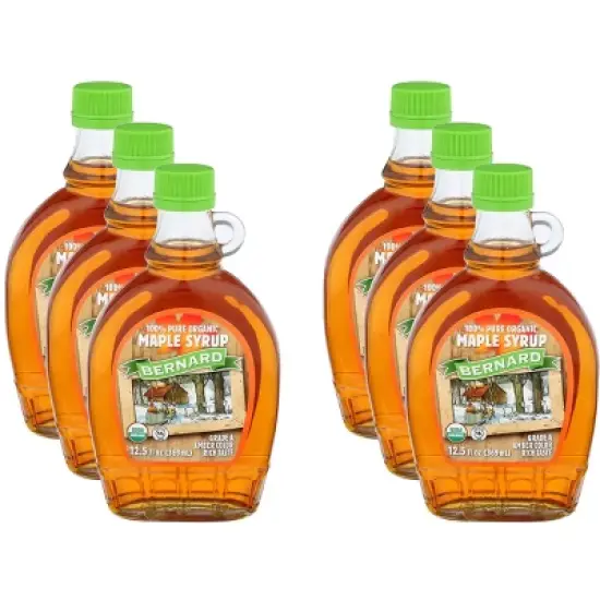 Bernard Pure Organic Maple Syrup  - 12.5 fl oz (Case of 6) image {2}