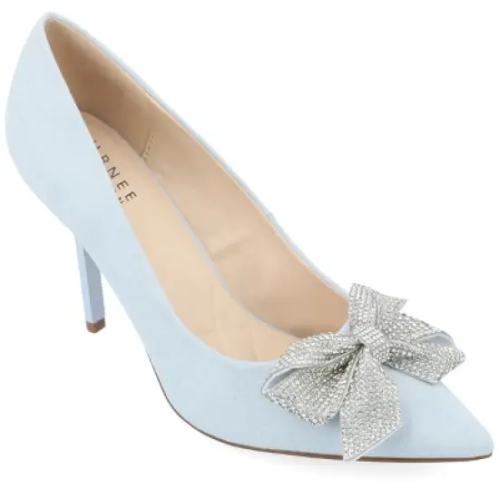 Journee Collection Womens Marcie Tru Comfort Foam Mid Heel Pointed Toe Pumps image {10}