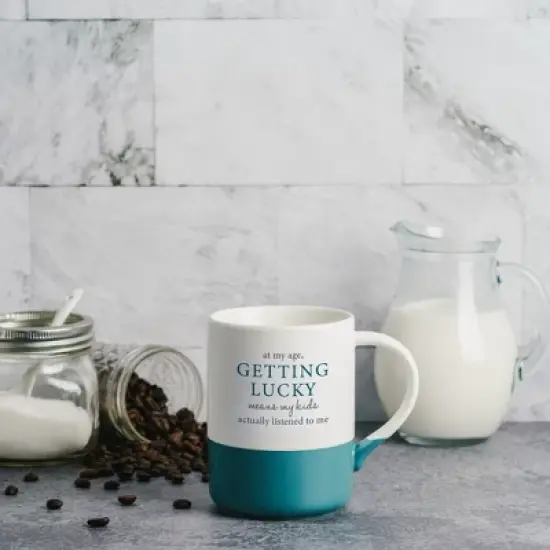 Pavilion Gift Company - Getting Lucky - 18 oz Mug - Drinkware image {1}