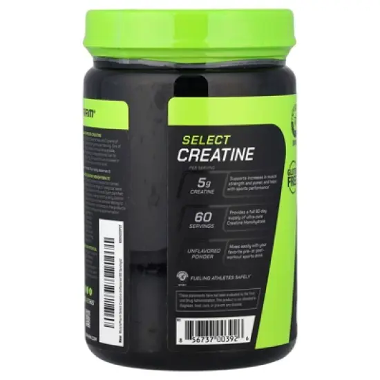 MusclePharm Select Creatine, Unflavored, 10.6 oz (300 g) image {2}
