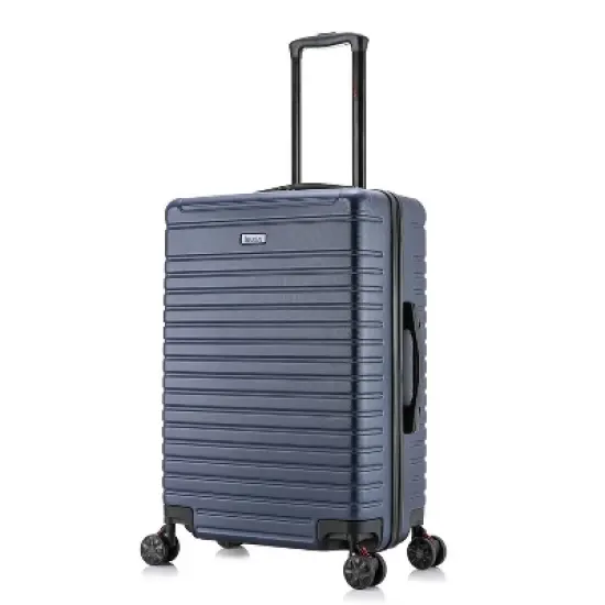 InUSA Deep Lightweight Hardside Medium Checked Spinner Suitcase image {7}