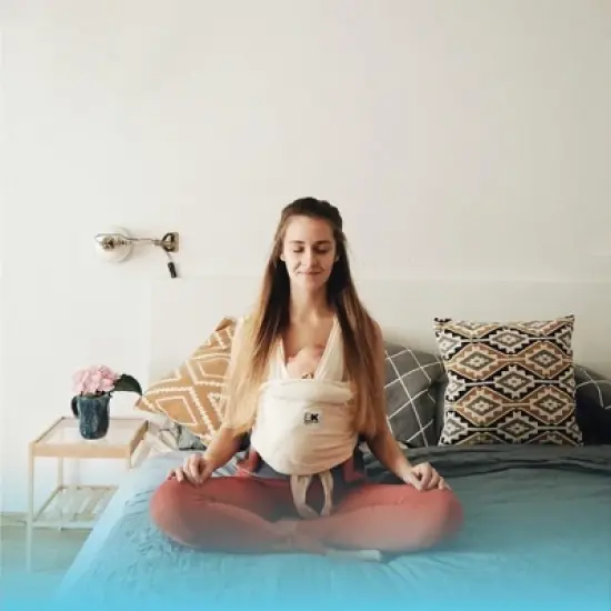 Baby K'tan Pre-Wrapped Ready To Wear Baby Carrier: Natural Organic Cotton image {1}