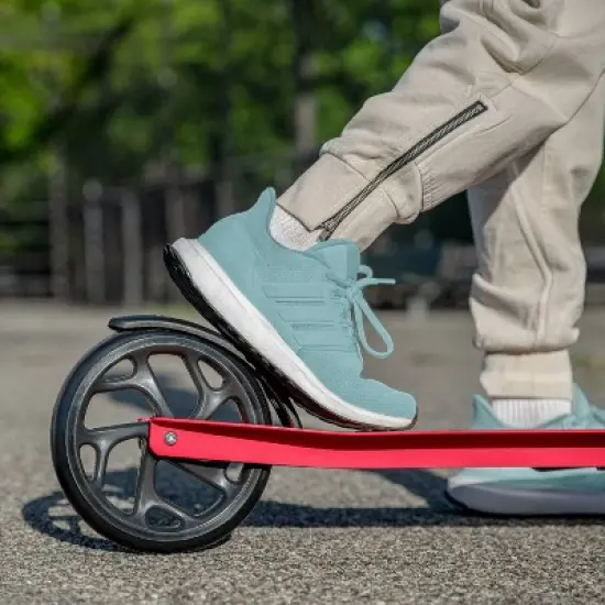 Jetson Hex Kick Scooter - Red: Aluminum Frame, Adjustable Handlebar, 220 lb Capacity image {9}