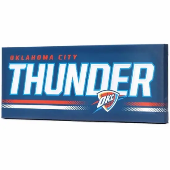NBA Oklahoma City Thunder Tradition Canvas Wall Sign image {1}