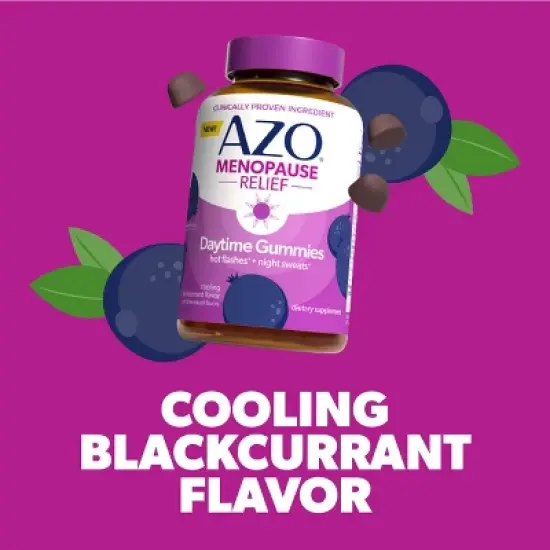 AZO Menopause Relief - Daytime Menopause Vegan Gummies - 30ct image {6}