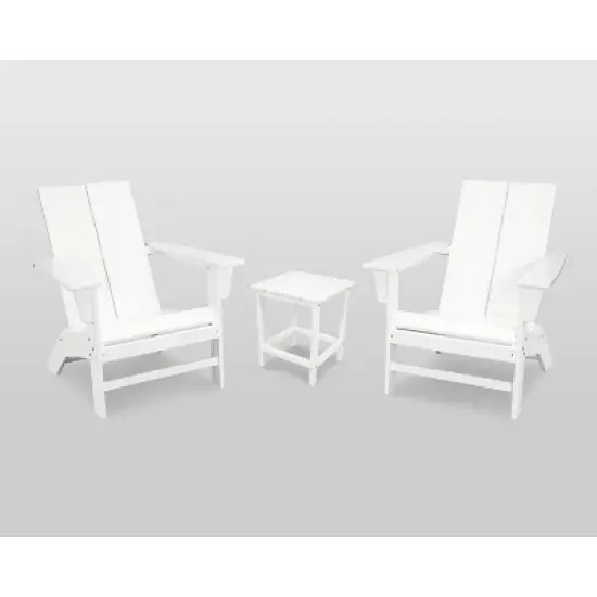 St. Croix 3pc Contemporary Adirondack Set - POLYWOOD
 image {5}