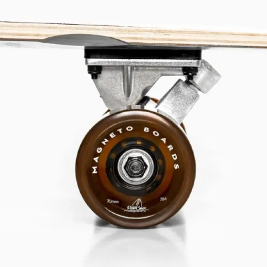 Magneto 40-inch Pintail Cruiser Longboard Skateboard - Hard Maple Core Long Board Deck - Commuting, Cruising, Carving (Swallow) image {3}