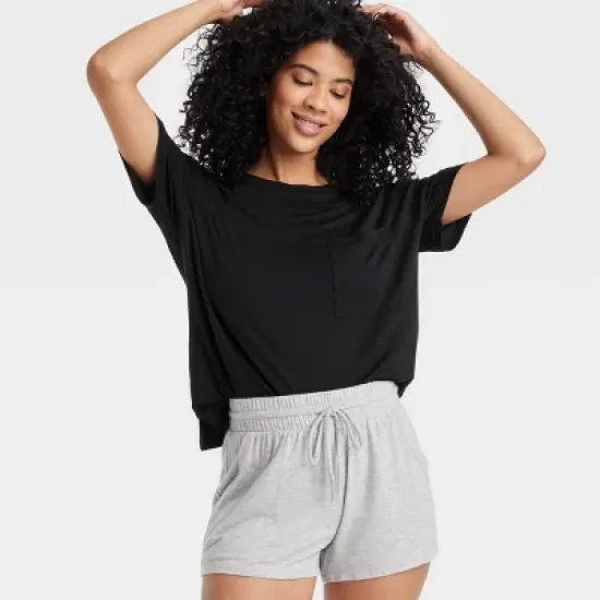 Women's Beautifully Soft Pajama Shorts - Stars Above image {2}