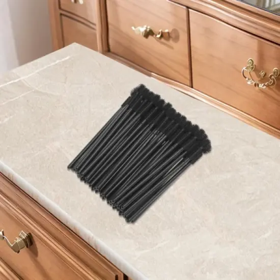 Unique Bargains Ball-shaped Eyelash Brush 50 Pcs image {4}