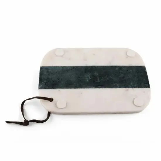 Brandy Green & White Marble Cheese Board image {2}