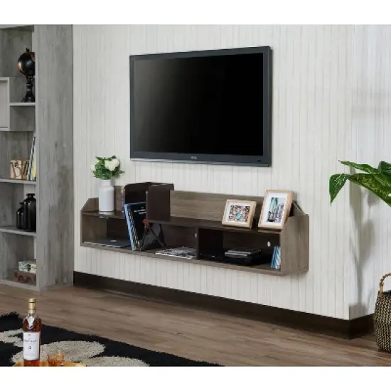 63" Quelda Wall Mounted TV Console - miBasics image {3}
