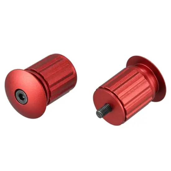 Unique Bargains Aluminum Alloy End Plugs Bicycle Handlebar End 17.5-22mm 1 Pair image {5}