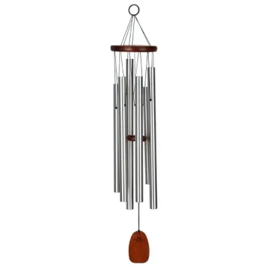 Woodstock Wind Chimes Signature Collection, Latin Trio Silver Wind Chime image {7}