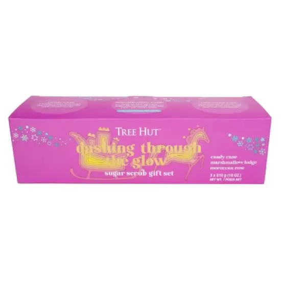 Tree Hut Dashing Through the Glow Body Scrub Gift Set - 3ct image {3}