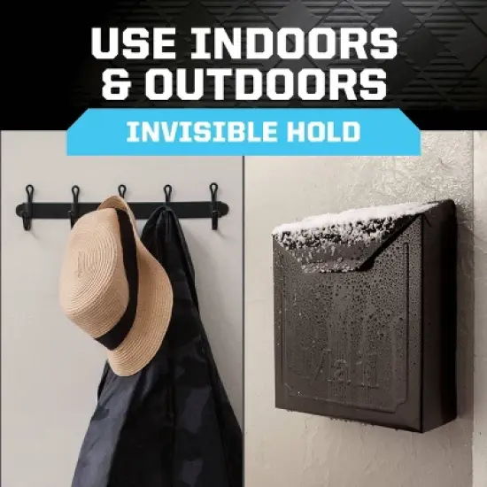 Scotch Mount Double-Sided Mounting Tape Clear 1" x 60": Heavy Duty Wall Tape, Double Stick for Art & Office image {7}