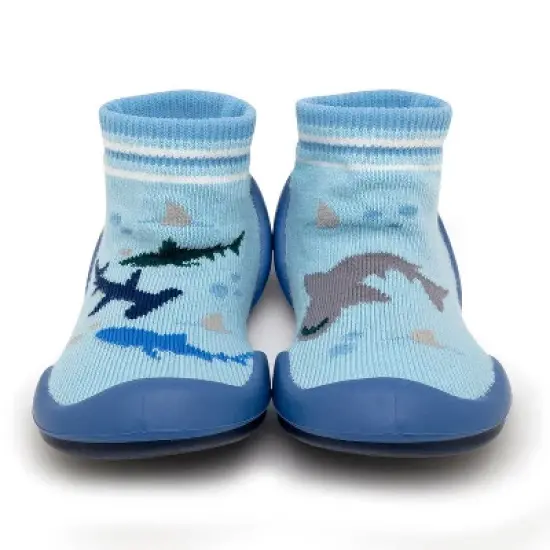 Komuello Baby Boy First Walk Sock Shoes Shark Tank image {1}