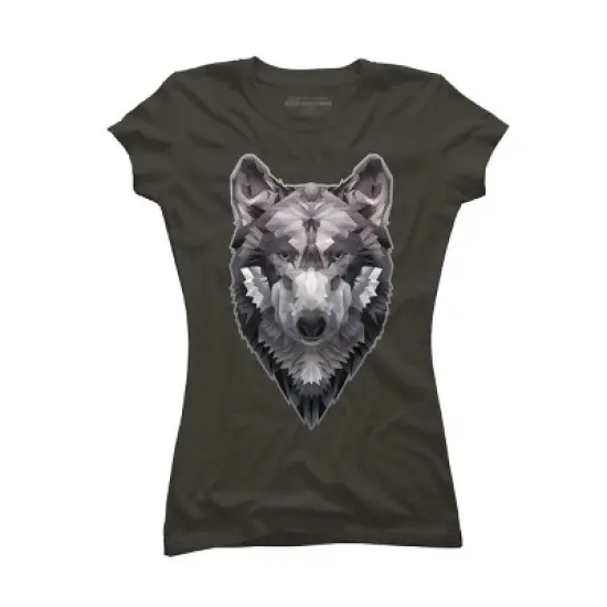 Junior's Design By Humans Alpha \Gray\"" By Landauart T-Shirt image {5}