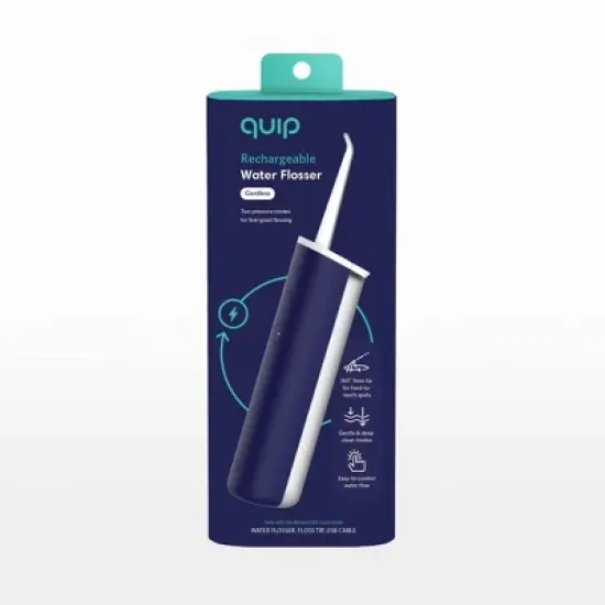 quip Rechargeable Cordless Plastic Water Flosser with 2 Modes + 360&ordm; Tip image {5}