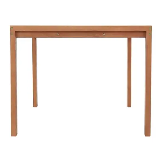 Weston Eucalyptus Wood Rectangular Outdoor Dining Table - Natural - Alaterre Furniture image {3}