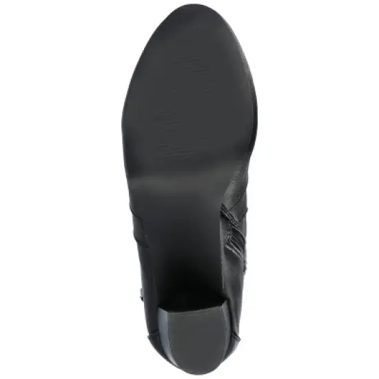 Journee Collection Womens Carver Stacked Heel Knee High Boots image {4}