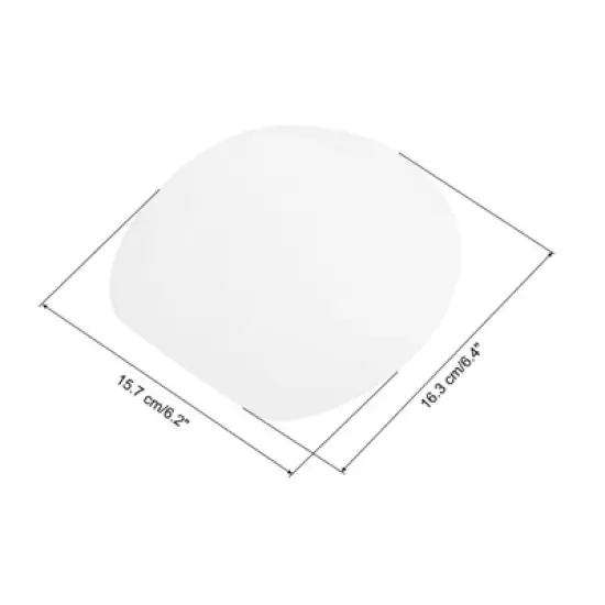Unique Bargains Adhesive Ping Pong Paddle Protect Film Accessory 10 Pcs image {1}