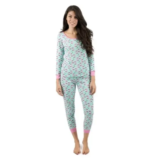 Leveret Womens Two Piece Cotton Pajamas image {8}