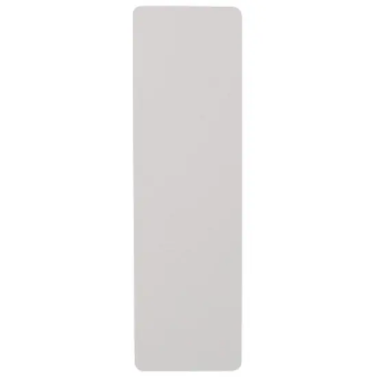 Flash Furniture 5-Foot Granite White Plastic Folding Training Table image {3}