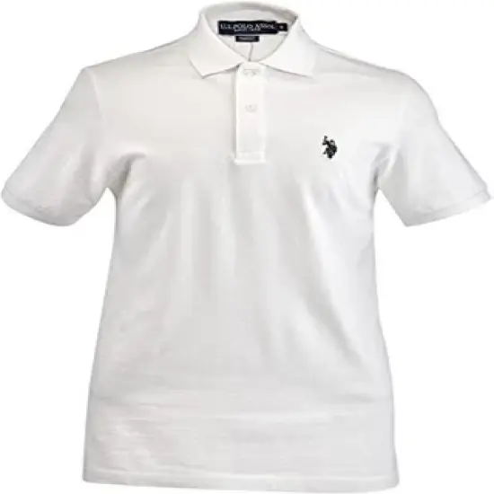 U.S. Polo Assn. Mens Solid Pique Polo with Small Pony image {7}