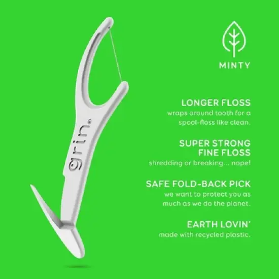 Grin Oral Care Fine Flosspyx - 150ct image {2}