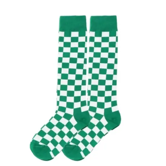 Checker Patterned Knee High Socks from the Sock Panda (Women's Sizes, Adult Medium) image {6}