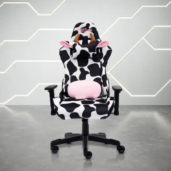 APRILSOUL Brown/Black COW Series Gaming Chair image {10}
