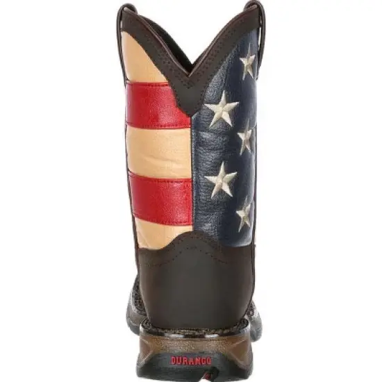 Lil' Rebel by Durango Kids Western Boot, DBT0159, Patriotic image {3}