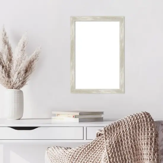 Amanti Art Crackled Metallic Narrow Framed Dry Erase Magnetic Board image {7}