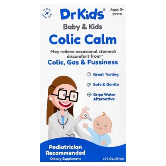 DrKids Baby & Kids Colic Calm, Ages 0+ Years, 2 fl oz (59 ml) image {5}