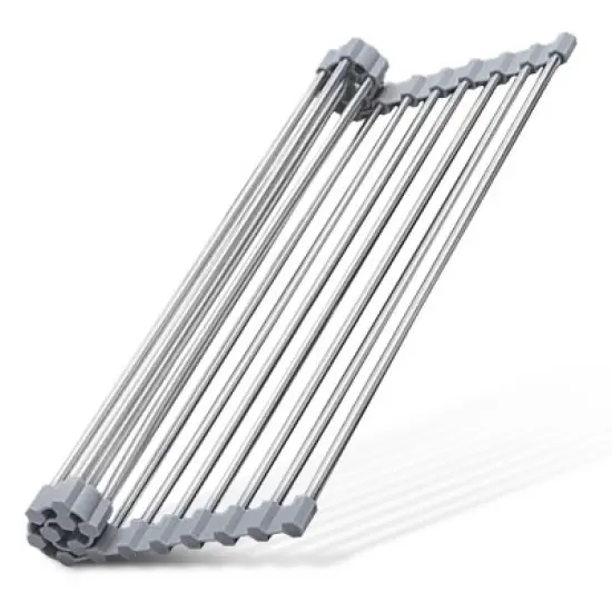 Cheer Collection Over Sink Roll up Dish Drying Rack image {1}