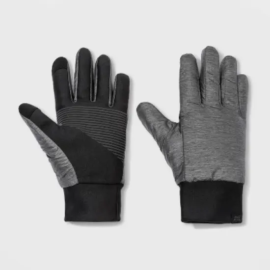 Men's Puffer Gloves - All in Motion&trade; Heather Gray image {1}