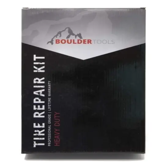 Boulder Tools Heavy Duty Tire Repair Kit - For Cars, Trucks, RVs, SUVs, ATVs, Motorcycles, Tractors & Trailers image {2}